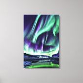 Aurora Borealis Kunst Canvasprint Canvas Afdruk (Voorkant)