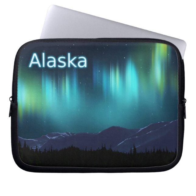 Aurora Borealis Laptop Sleeve (Voorkant)