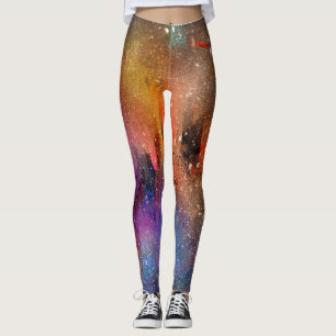 Aurora Borealis Leggings Noordelijke lampjes en Bo
