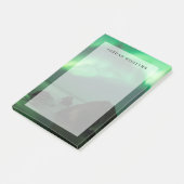 Aurora Borealis Lofoten Beach Norway Post-it® Notes (Schuin)