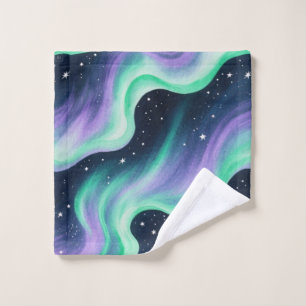 Aurora Borealis, motif vert et violet