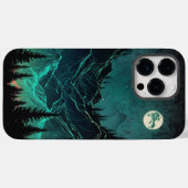 Aurora Borealis Mountains iPhone Case (Achterkant (horizontaal))