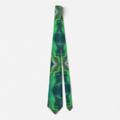 Aurora Borealis Mysical Boho Green Cravate bleu (Devant)