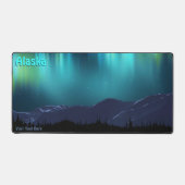 Aurora Borealis - Noord licht Acryldruk Bureaumat (Voorkant)