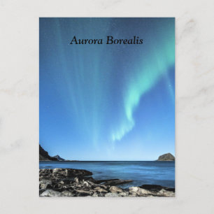Aurora Borealis, noordelijke lammeren Briefkaart