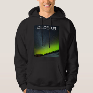 Aurora Borealis Noordelijke lichten Alaska: nacht Hoodie