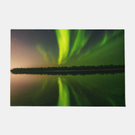 Aurora Borealis Noordelijke lichten IJsland Deurmat