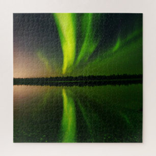 Aurora Borealis Noordelijke lichten IJsland Jigzaa Legpuzzel