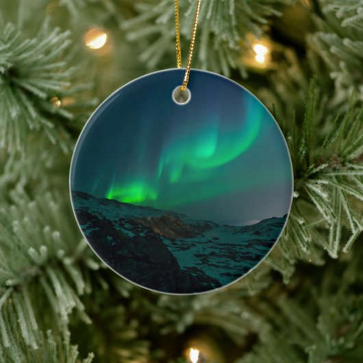 Aurora Borealis Noordelijke lichten Keramisch Ornament (Boom)