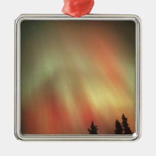 Aurora Borealis, Noordelijke Lichten, Luchtbanken Metalen Ornament