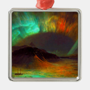 Aurora Borealis - noordelijke lichten Metalen Ornament