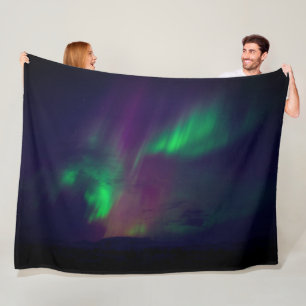 Aurora Borealis Noordelijke lichten Noordelijke Gr Fleece Deken