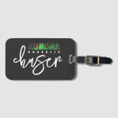 Aurora Borealis (Noorderlicht) Chaser Bagagelabel (Voorkant (horizontaal))