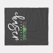 Aurora Borealis (Noorderlicht) Jager Fleece Deken (Voorkant (Horizontaal))