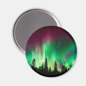 Aurora borealis noorderlicht magneet (Voorkant / Achterkant)