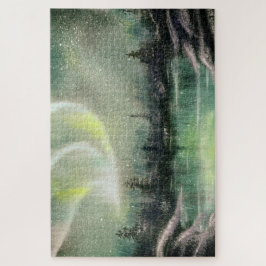 Aurora Borealis noorderlicht Night Landschap Legpuzzel