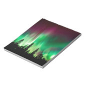 Aurora borealis noorderlicht notitieblok (Gedraaid)