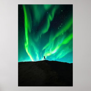 Aurora Borealis noorderlicht Poster