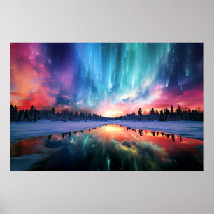 Aurora Borealis, Noorderlicht, Poster