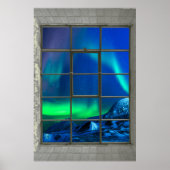 Aurora Borealis noorderlicht Poster (Voorkant)