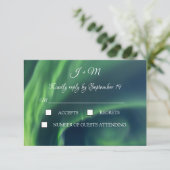 Aurora Borealis Noorderlicht Sterren Moderne RSVP (Staand voorkant)