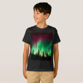 Aurora borealis noorderlicht t-shirt (Voorkant volledig)