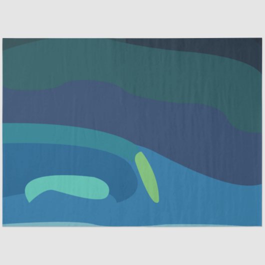 Aurora Borealis noorderlicht Tissuepapier (Voorkant)