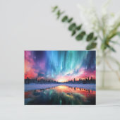 Aurora Borealis, Northern Lights, Briefkaart (Staand voorkant)