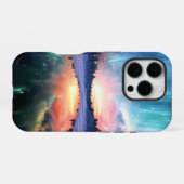 Aurora Borealis, Northern Lights, iPhone Hoesje (Achterkant horizontaal)