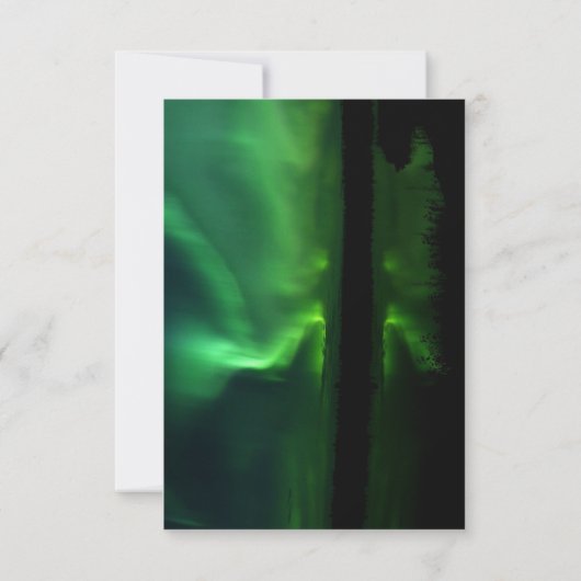 Aurora Borealis Northern Lights Wedding RSVP (Dos)