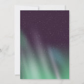 Aurora Borealis Northern Sky Kaart (Achterkant)