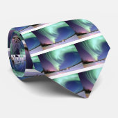 Aurora Borealis, of Northern Lights, Alaska Stropdas (Opgerold)