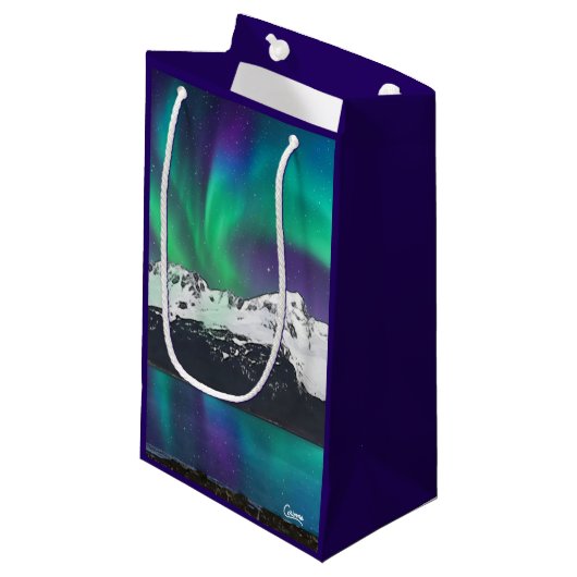 Aurora Borealis - Petit sac cadeau (Devant Angle)