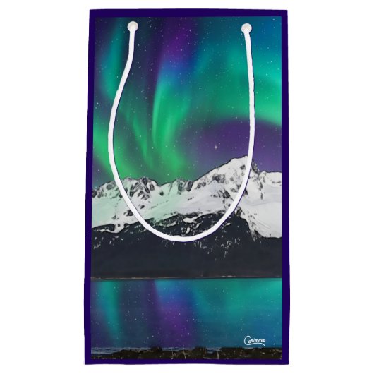 Aurora Borealis - Petit sac cadeau (Devant)