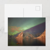 Aurora Borealis, Polaire lichten Briefkaart (Voorkant / Achterkant)