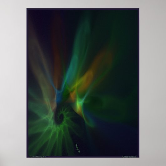 AURORA BOREALIS POSTER (Voorkant)