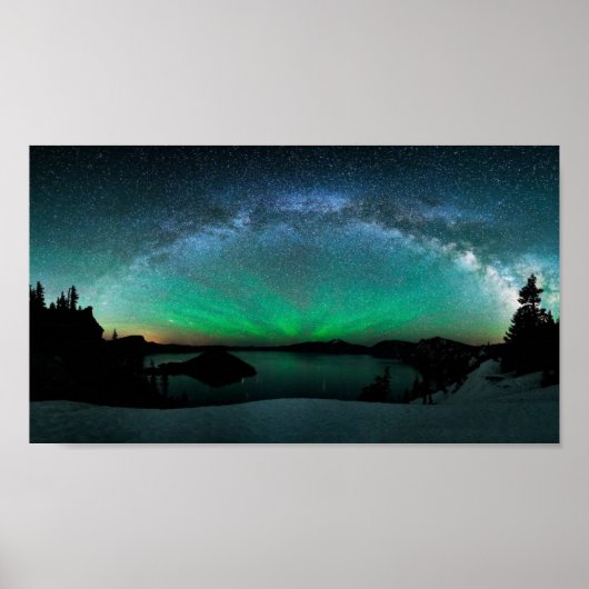 Aurora Borealis Poster (Voorkant)