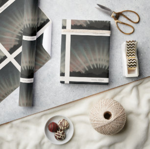 Aurora Borealis Print, Trouvelot, 1881, teruggezet Cadeaupapier