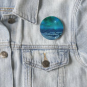 Aurora Borealis Ronde Button 5,7 Cm (In situ)