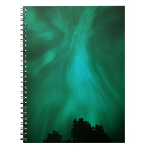Aurora Borealis 's Nachts Ontario, Canada Notitieboek
