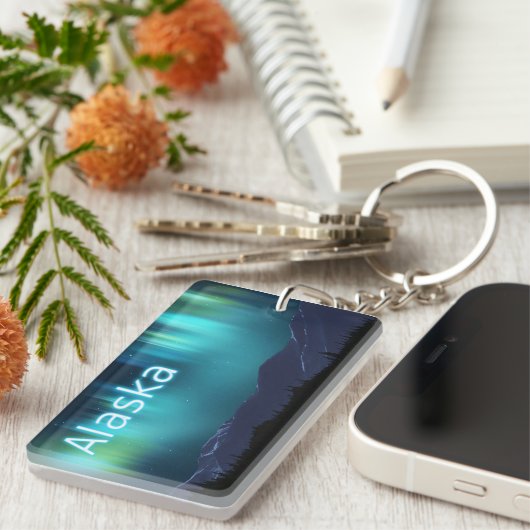 Aurora Borealis Sleutelhanger (Voorkant Rechts)