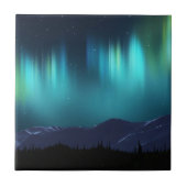 Aurora Borealis Tegeltje (Voorkant)