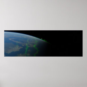 Aurora Borealis uit de ruimte Poster