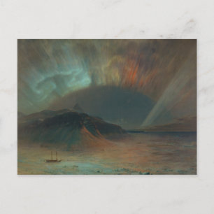 Aurora Borealis van de Frederic Edwin Church 1865 Briefkaart