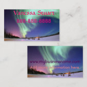 Aurora Borealis Visitekaartje (Voorkant / Achterkant)