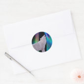 Aurora Borealis Wolf Song | Sticker arc-en-ciel (Enveloppe)
