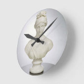 Aurora, c.1843-45 (Marble) Ronde Klok (Hoek)