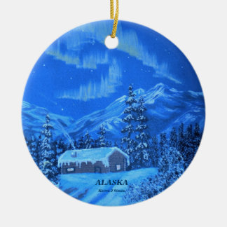 Aurora Cabin Keramisch Ornament