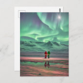 Aurora Christmas Briefkaart (Voorkant / Achterkant)
