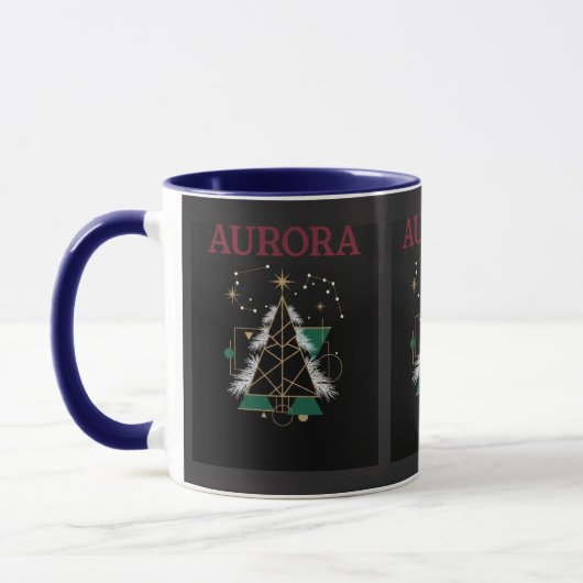 AURORA – Christmas Vector Mug for Winter Holidays (Gauche)